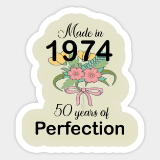 50th Birthday Shirt Gift  for Mom & Aunt and Mothers Sticker